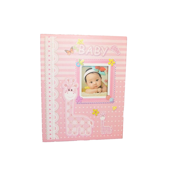 ΑΛΜΠΟΥΜ BABY ΜΕ ΦΩΤΟΓΡ. 100ΣΕΛ ΡΟΖ /4Χ6''