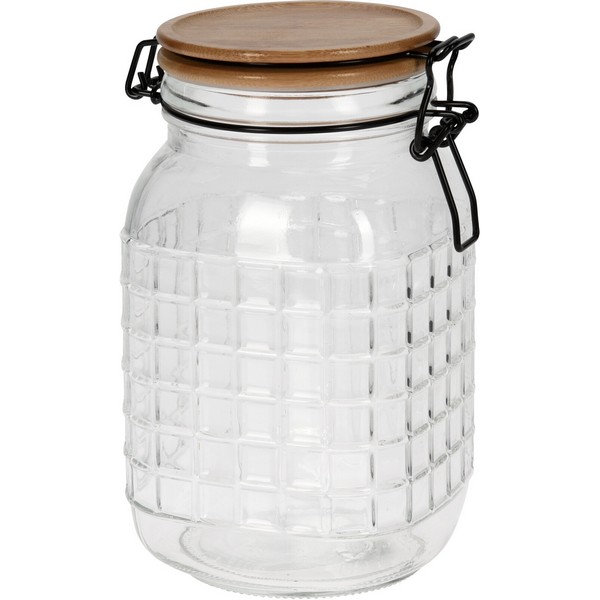 ΒΑΖΟ ΑΠΟΘΗΚΕΥΣΗΣ ΜΕ ΚΑΠΑΚΙ ΞΥΛΙΝΟ /1650ML
